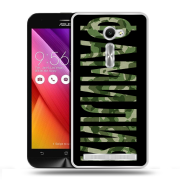 Пластиковый чехол на Asus Zenfone 2 5 с принтом ФАМИЛИЯ