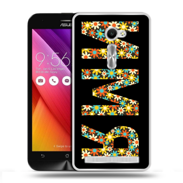 Пластиковый чехол на Asus Zenfone 2 5 с принтом ИМЯ