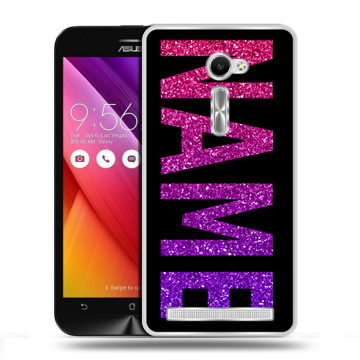 Пластиковый чехол на Asus Zenfone 2 5 с принтом NAME