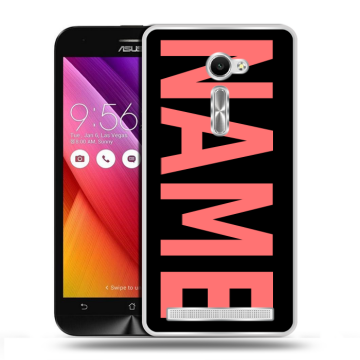 Пластиковый чехол на Asus Zenfone 2 5 с принтом NAME