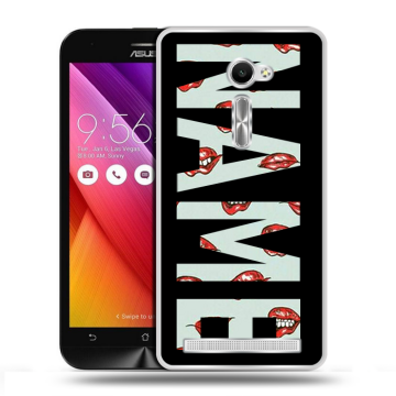 Пластиковый чехол на Asus Zenfone 2 5 с принтом NAME