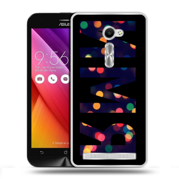 Пластиковый чехол на Asus Zenfone 2 5 с принтом ИМЯ