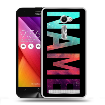 Пластиковый чехол на Asus Zenfone 2 5 с принтом NAME