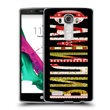 Силиконовый чехол на LG G4 с принтом ФАМИЛИЯ