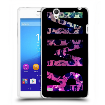 Пластиковый чехол на Sony Xperia C4 с принтом ИМЯ