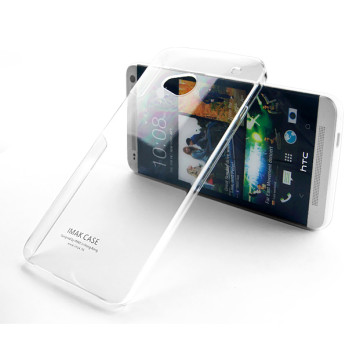 Пластиковый транспарентный чехол для HTC One (М7) Dual SIM