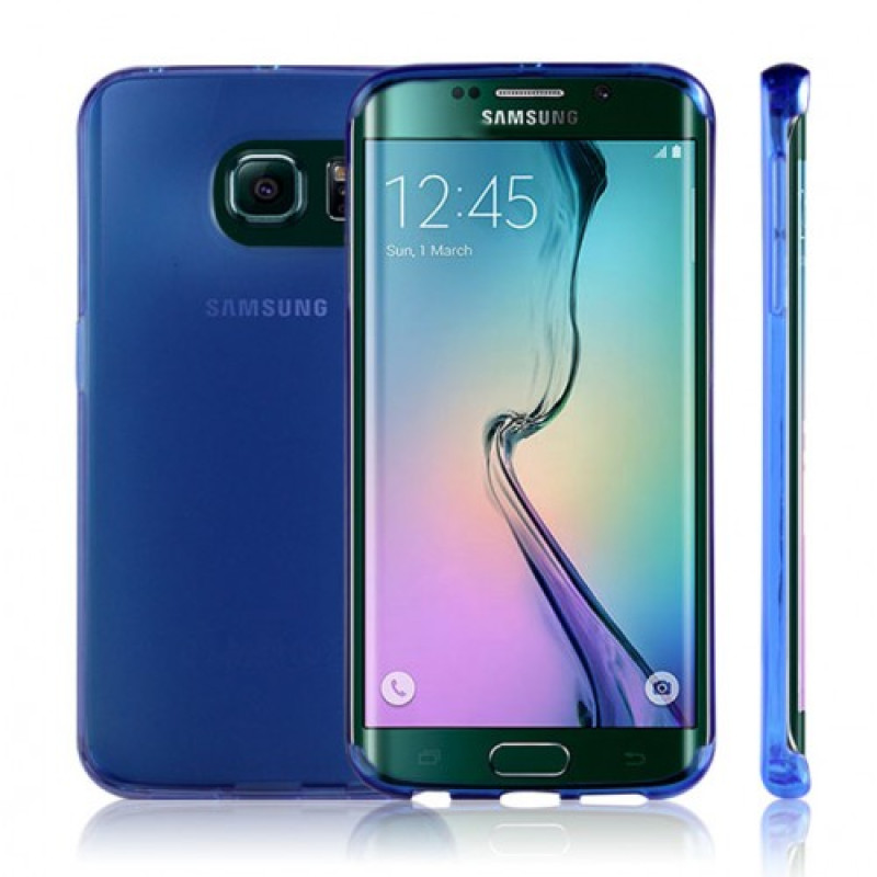 Силиконовый матовый полупрозрачный чехол для Samsung Galaxy S6 Edge Силиконовый матовый полупрозрачный чехол для Samsung Galaxy S6 Edge