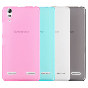 Силиконовый матовый полупрозрачный чехол для Lenovo A6010