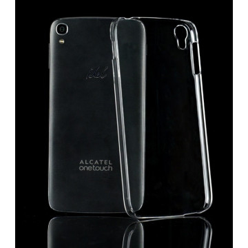Прозрачный пластиковый чехол для Alcatel OneTouch Idol 3 (5.5)