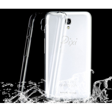 Пластиковый транспарентный чехол для Alcatel OneTouch Pixi First Пластиковый транспарентный чехол для Alcatel OneTouch Pixi First
