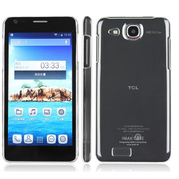 Пластиковый транспарентный чехол для Alcatel One Touch Idol Ultra