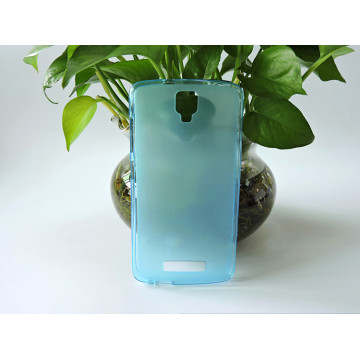 Силиконовый матовый полупрозрачный чехол для ZTE Blade L5