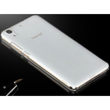 Пластиковый транспарентный чехол для Huawei Y6II Пластиковый транспарентный чехол для Huawei Y6II