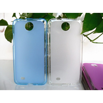 Силиконовый матовый полупрозрачный чехол для HTC Desire 300
