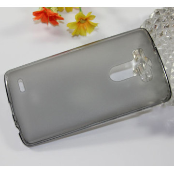 Силиконовый матовый полупрозрачный чехол для LG G3 (Dual-LTE)