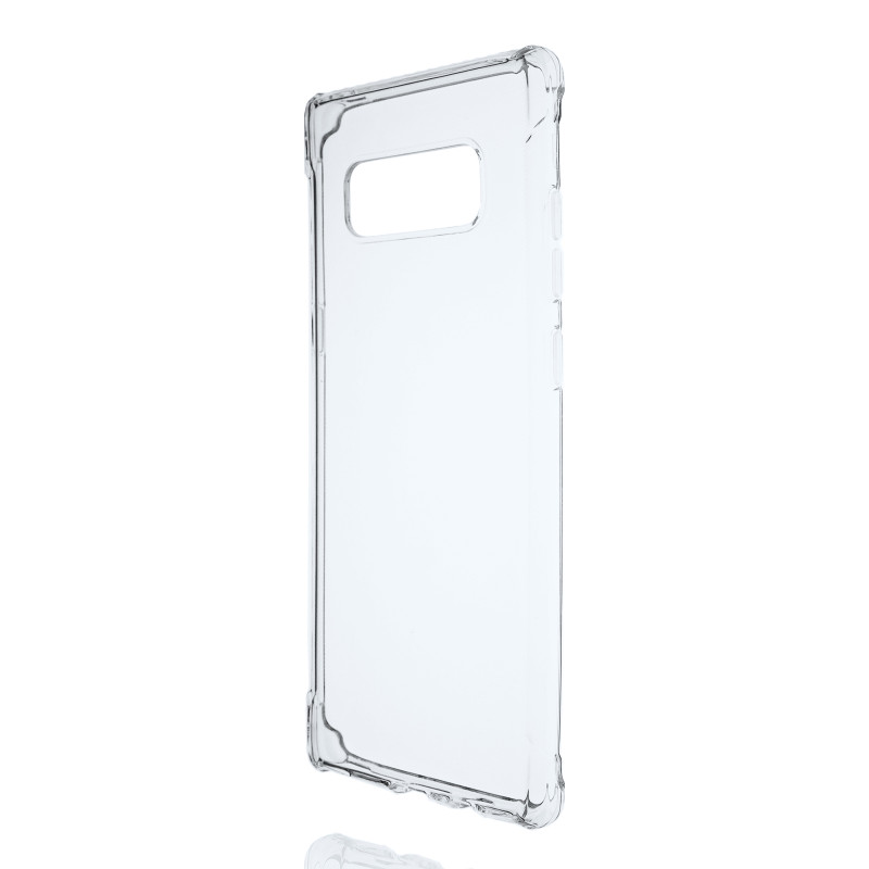 Силиконовый глянцевый транспарентный чехол с усиленными углами для Samsung Galaxy Note 8 Силиконовый глянцевый транспарентный чехол с усиленными углами для Samsung Galaxy Note 8