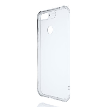 Прозрачный противоударный силиконовый чехол для Huawei Honor 7C/Y6 Prime (2018)/7A Pro с усиленными углами Прозрачный противоударный силиконовый чехол для Huawei Honor 7C/Y6 Prime (2018)/7A Pro с усиленными углами