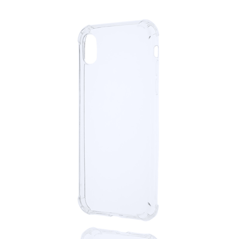 Силиконовый глянцевый транспарентный чехол с усиленными углами для Iphone Xr Силиконовый глянцевый транспарентный чехол с усиленными углами для Iphone Xr