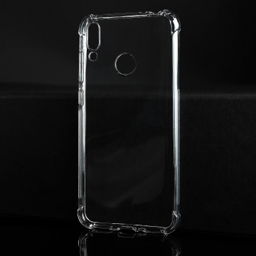 Силиконовый глянцевый транспарентный чехол с усиленными углами для Huawei Honor 8C Силиконовый глянцевый транспарентный чехол с усиленными углами для Huawei Honor 8C