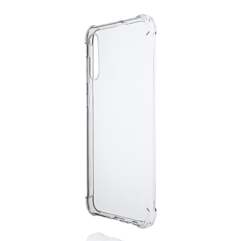 Прозрачный противоударный силиконовый чехол для Samsung Galaxy A30s/A50 с усиленными углами Прозрачный противоударный силиконовый чехол для Samsung Galaxy A30s/A50 с усиленными углами