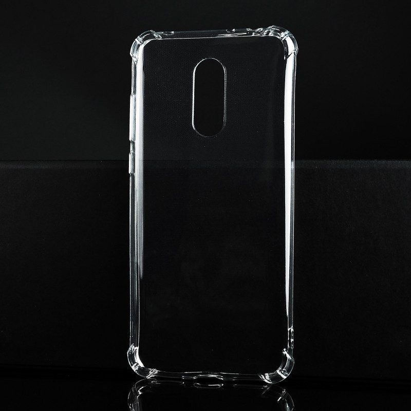 Силиконовый глянцевый транспарентный чехол с усиленными углами для Xiaomi RedMi 5 Plus Силиконовый глянцевый транспарентный чехол с усиленными углами для Xiaomi RedMi 5 Plus