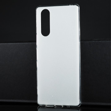 Силиконовый матовый полупрозрачный чехол для Sony Xperia 5 Силиконовый матовый полупрозрачный чехол для Sony Xperia 5