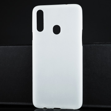 Силиконовый матовый полупрозрачный чехол для Samsung Galaxy A20s Силиконовый матовый полупрозрачный чехол для Samsung Galaxy A20s