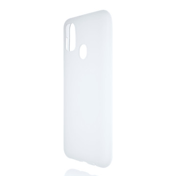Силиконовый матовый полупрозрачный чехол для Samsung Galaxy M30s/M21