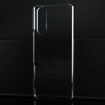 Пластиковый транспарентный чехол для Sony Xperia 5 Пластиковый транспарентный чехол для Sony Xperia 5
