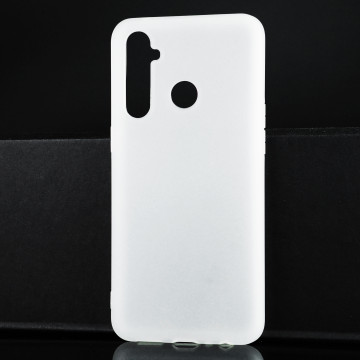 Силиконовый матовый полупрозрачный чехол для Realme 5 Pro Силиконовый матовый полупрозрачный чехол для Realme 5 Pro