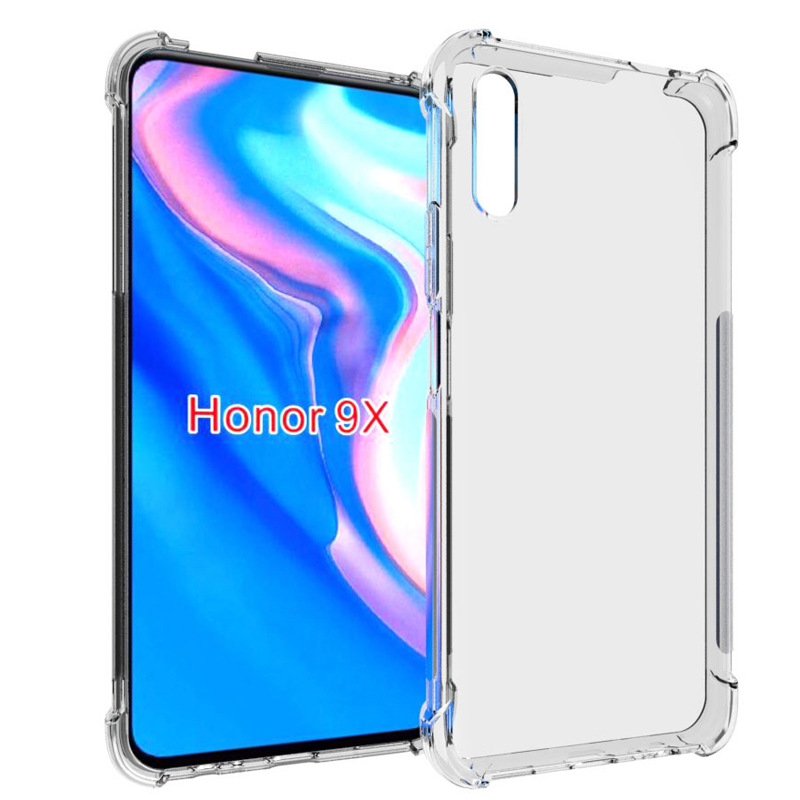 Силиконовый глянцевый транспарентный чехол с усиленными углами для Huawei Y9s Силиконовый глянцевый транспарентный чехол с усиленными углами для Huawei Y9s