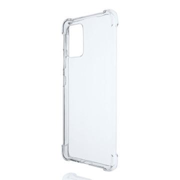 Силиконовый глянцевый транспарентный чехол с усиленными углами для Samsung Galaxy S10 Lite