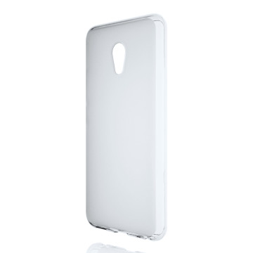 Силиконовый матовый полупрозрачный чехол для Meizu M5