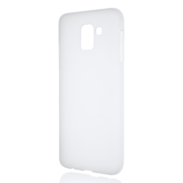 Силиконовый матовый полупрозрачный чехол для Samsung Galaxy J6