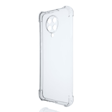 Прозрачный противоударный силиконовый чехол для Xiaomi Poco F2 Pro/RedMi K30 с усиленными углами Прозрачный противоударный силиконовый чехол для Xiaomi Poco F2 Pro/RedMi K30 с усиленными углами
