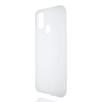 Силиконовый матовый полупрозрачный чехол для Samsung Galaxy M31