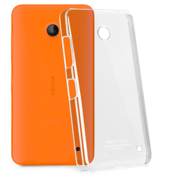 Транспарентный пластиковый чехол для Nokia Lumia 630 Транспарентный пластиковый чехол для Nokia Lumia 630