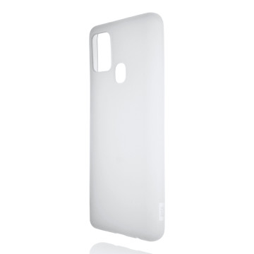 Силиконовый матовый полупрозрачный чехол для Samsung Galaxy A21s