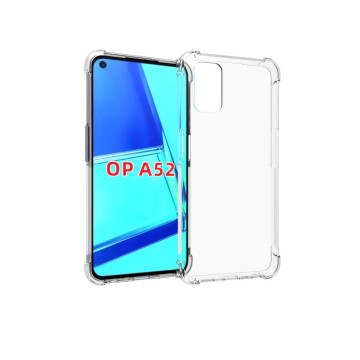 Прозрачный противоударный силиконовый чехол для OPPO A72/A52 с усиленными углами Прозрачный противоударный силиконовый чехол для OPPO A72/A52 с усиленными углами
