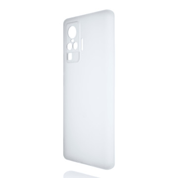 Силиконовый матовый полупрозрачный чехол для Vivo X50 Pro Силиконовый матовый полупрозрачный чехол для Vivo X50 Pro