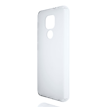 Силиконовый матовый полупрозрачный чехол для Motorola Moto G9 Play/E7 Plus