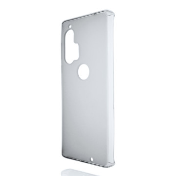 Силиконовый матовый полупрозрачный чехол для Motorola Edge Plus