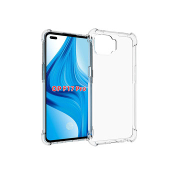 Прозрачный противоударный силиконовый чехол для OPPO Reno4 Lite с усиленными углами