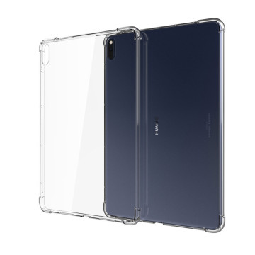 Силиконовый глянцевый транспарентный чехол с усиленными углами для Huawei MatePad Pro 2019/2021 Силиконовый глянцевый транспарентный чехол с усиленными углами для Huawei MatePad Pro 2019/2021
