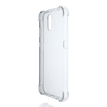Силиконовый глянцевый транспарентный чехол с усиленными углами для Nokia 2.3 Силиконовый глянцевый транспарентный чехол с усиленными углами для Nokia 2.3