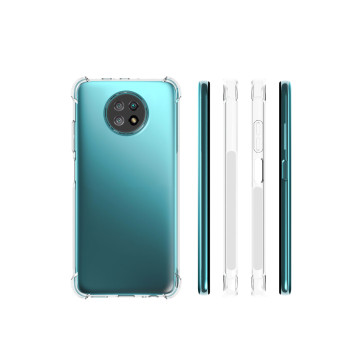 Силиконовый глянцевый транспарентный чехол с усиленными углами для Xiaomi RedMi Note 9T Силиконовый глянцевый транспарентный чехол с усиленными углами для Xiaomi RedMi Note 9T