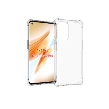 Прозрачный противоударный силиконовый чехол для OnePlus 9 Pro с усиленными углами Прозрачный противоударный силиконовый чехол для OnePlus 9 Pro с усиленными углами