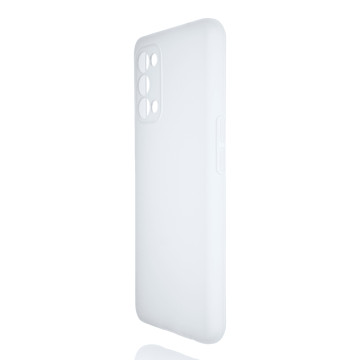Силиконовый матовый полупрозрачный чехол для OPPO Reno5 Силиконовый матовый полупрозрачный чехол для OPPO Reno5