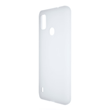 Силиконовый матовый полупрозрачный чехол для ZTE Blade A51