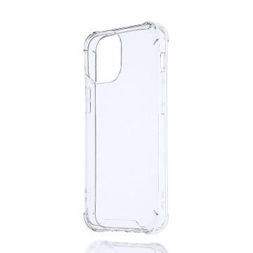 Силиконовый глянцевый транспарентный чехол с усиленными углами для Iphone 13 Mini